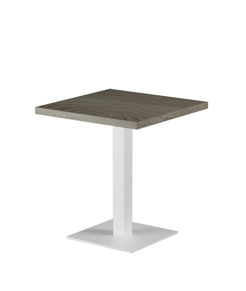 Stolik Alfa S biały blat laminowany