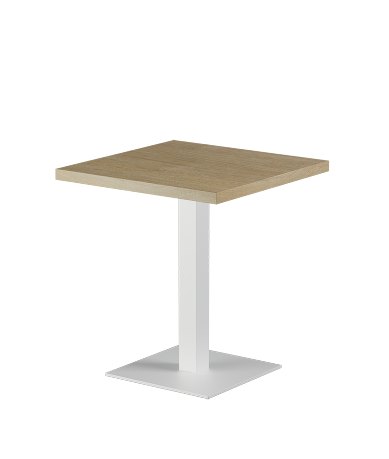 Stolik Alfa S biały blat laminowany