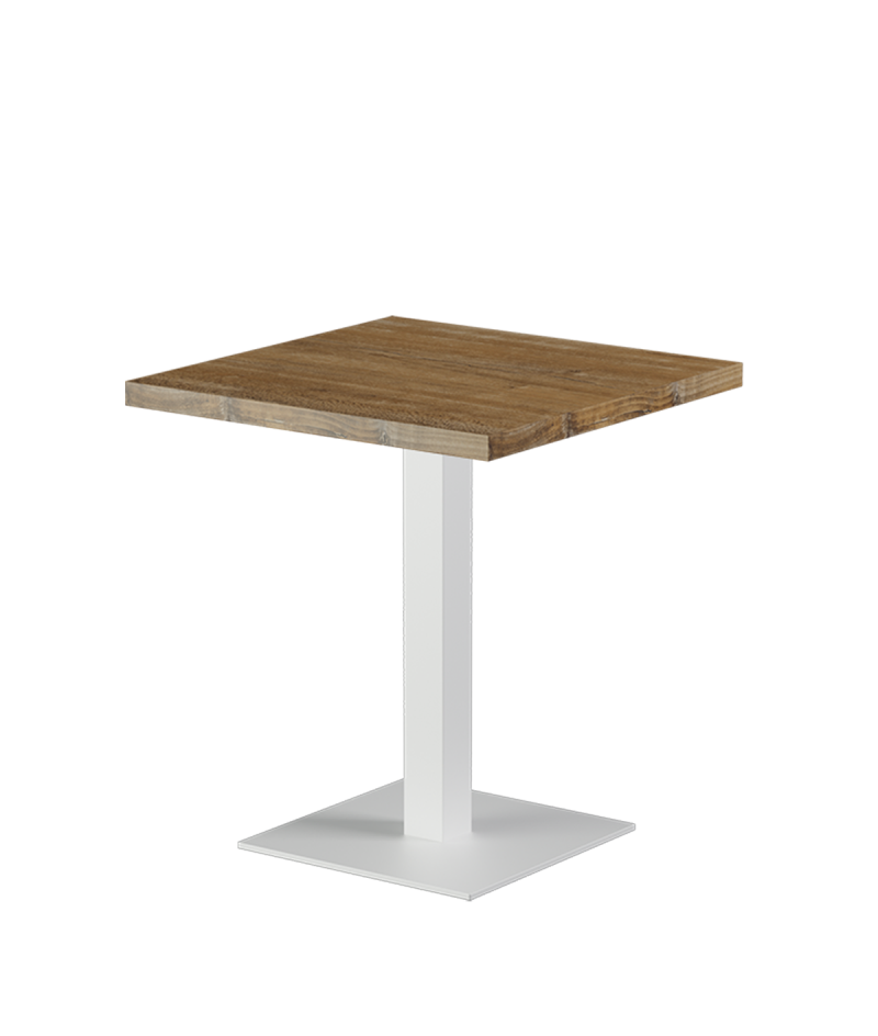 Stolik Alfa S biały blat laminowany