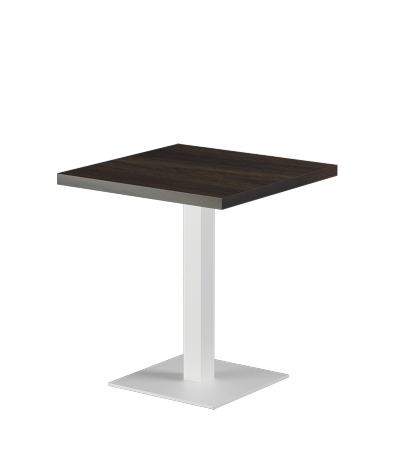 Stolik Alfa S biały blat laminowany