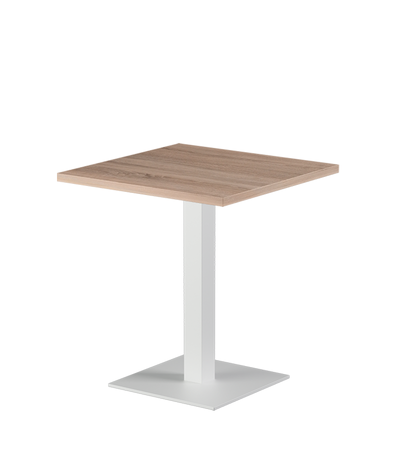 Stolik Alfa S biały blat laminowany