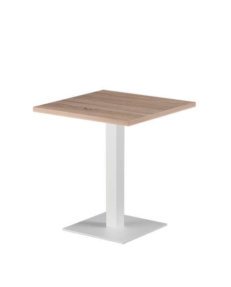 Stolik Alfa S biały blat laminowany