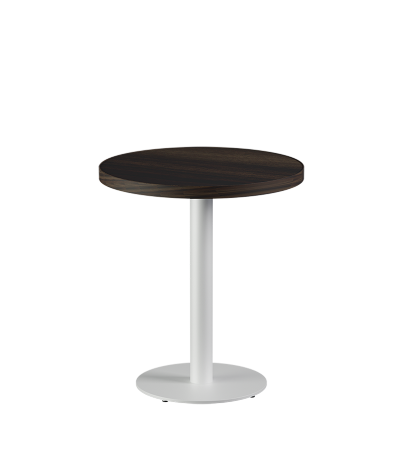 Stolik Alfa R biały blat laminowany