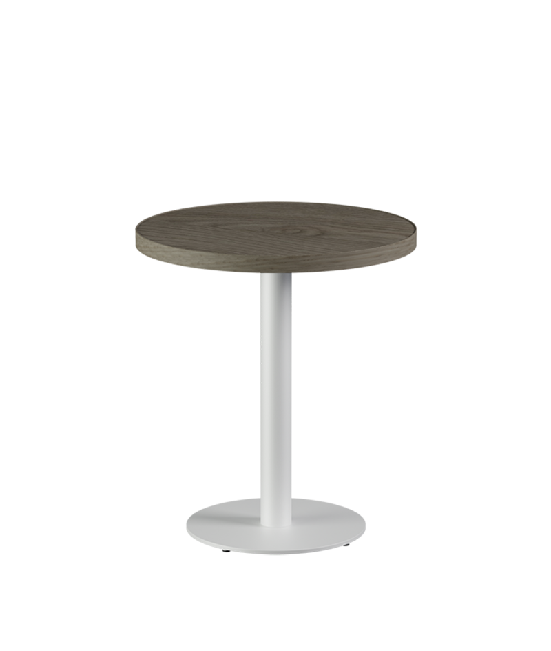 Stolik Alfa R biały blat laminowany