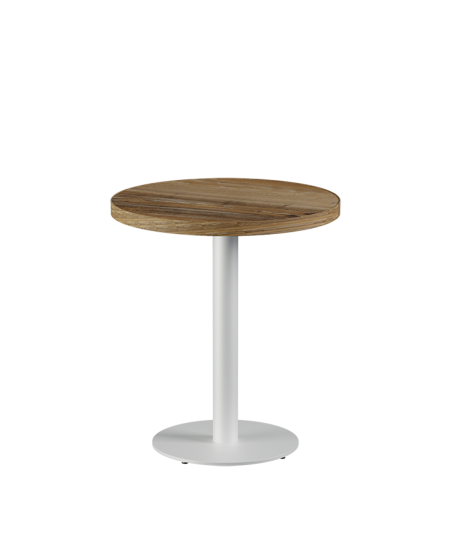 Stolik Alfa R biały blat laminowany