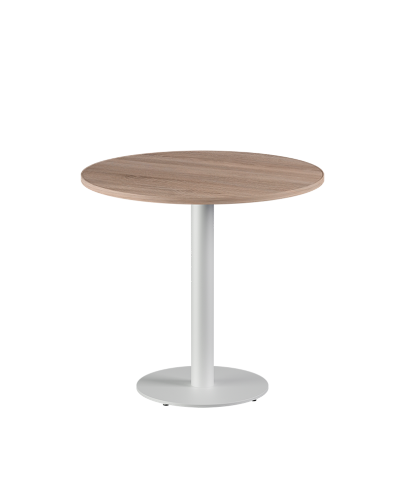 Stolik Alfa R biały blat laminowany