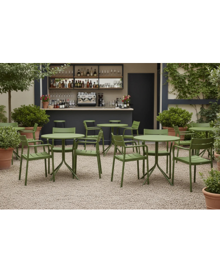 Krzesło Capri Arm zielone