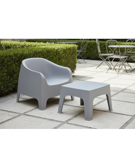 Stolik Duna-T 49x49 jasnoszary