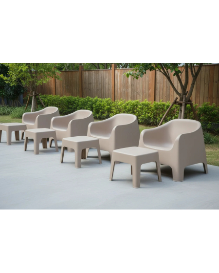 Stolik Duna-T 49x49 beżowy