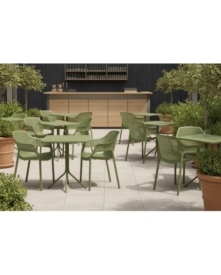 Stolik Prato 70x70 zielony