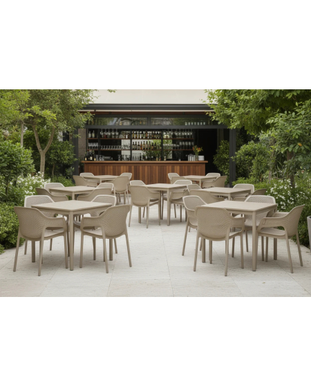 Stolik Terrazza 80x80 beżowy