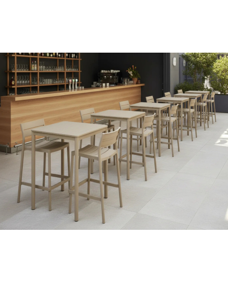 Stolik Terrazza Bar 80x80 beżowy