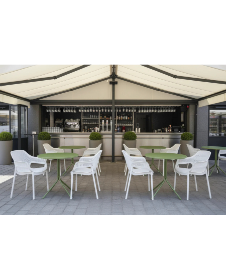 Stolik Prato R zielony