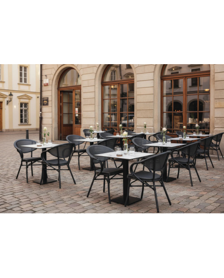 Krzesło Camillo grafitowe