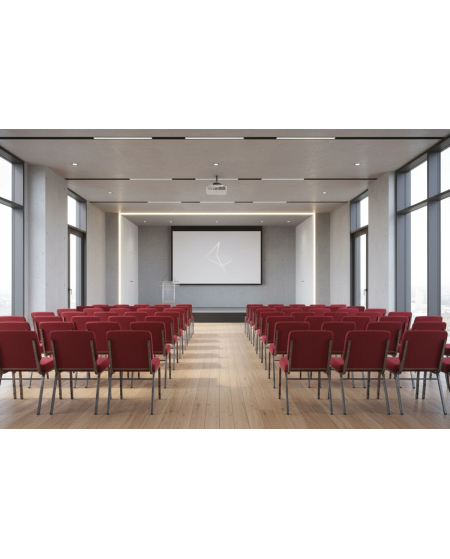 Krzesło Ambassador tapicerowane czerwone