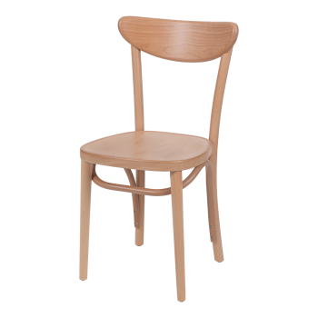 Krzesło drewniane Boomerang naturalny