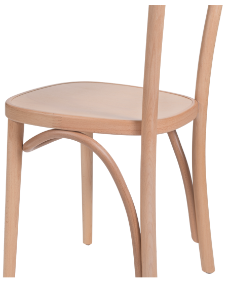 Krzesło drewniane Boomerang naturalny