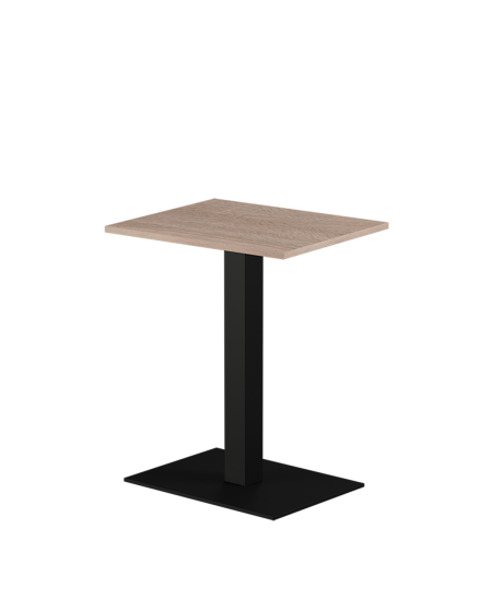 Stolik Alfa 40x55 czarny blat laminowany