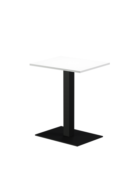 Stolik Alfa 40x55 czarny blat laminowany