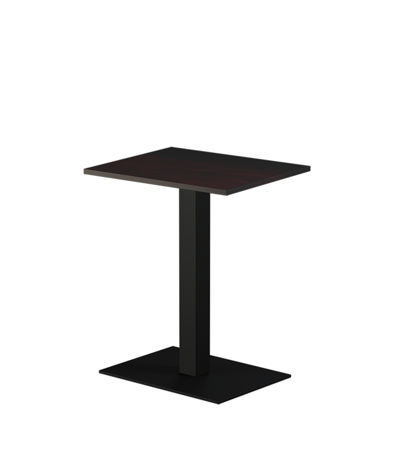 Stolik Alfa 40x55 czarny blat laminowany