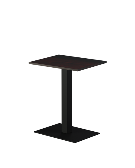 Stolik Alfa 40x55 czarny blat laminowany