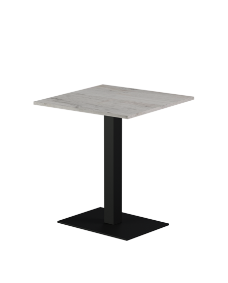 Stolik Alfa 40x55 czarny blat laminowany