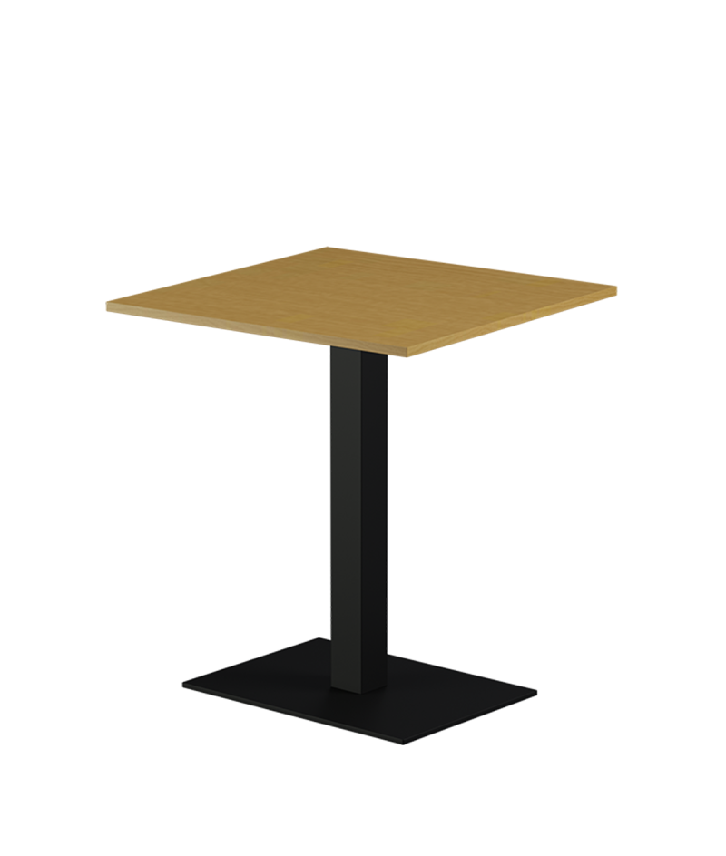 Stolik Alfa 40x55 czarny blat laminowany