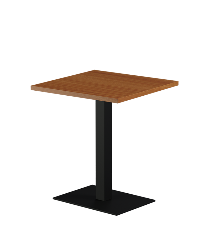 Stolik Alfa 40x55 czarny blat laminowany