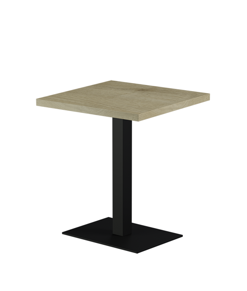 Stolik Alfa 40x55 czarny blat laminowany
