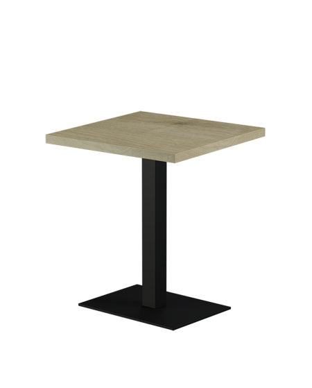 Stolik Alfa 40x55 czarny blat laminowany