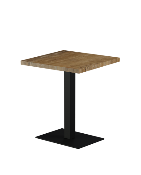 Stolik Alfa 40x55 czarny blat laminowany