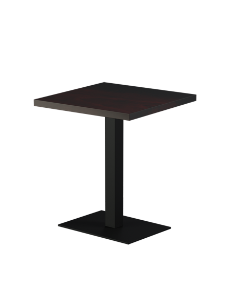 Stolik Alfa 40x55 czarny blat laminowany