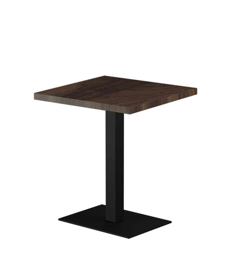Stolik Alfa 40x55 czarny blat laminowany