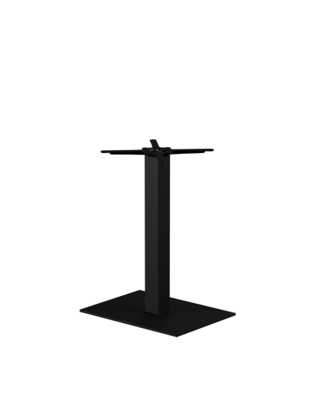 Stolik Alfa 40x55 czarny blat laminowany