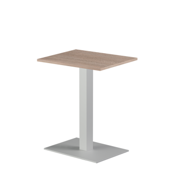 Stolik Alfa 40x55 biały blat laminowany