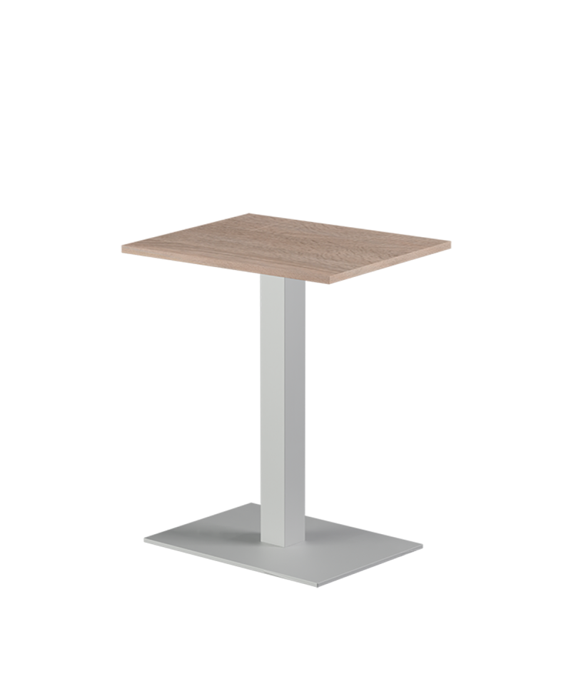 Stolik Alfa 40x55 biały blat laminowany