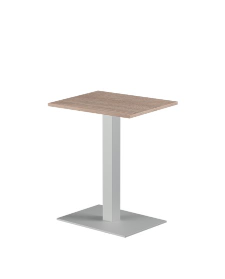 Stolik Alfa 40x55 biały blat laminowany