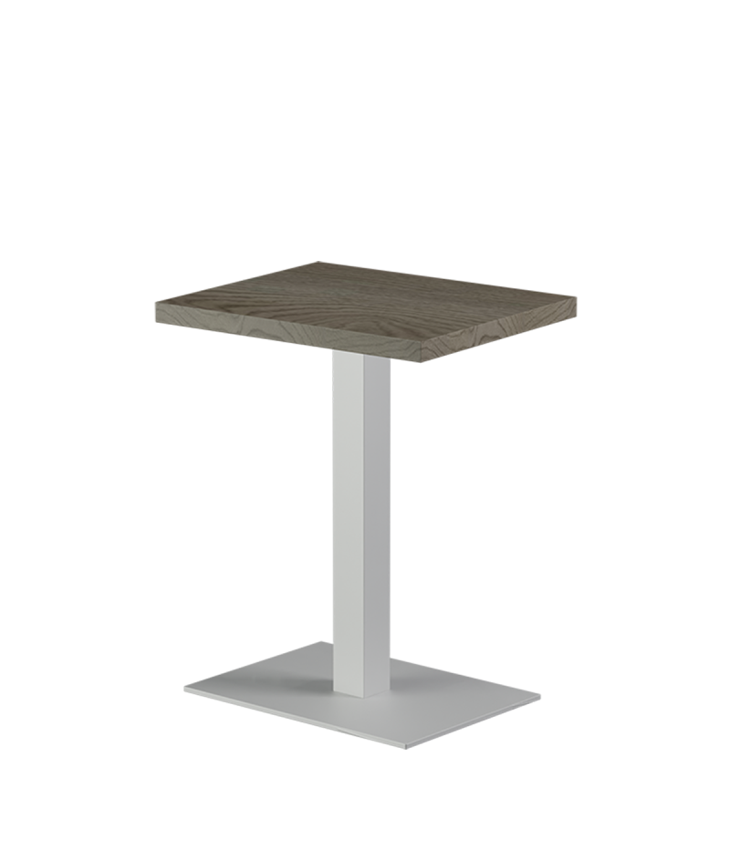 Stolik Alfa 40x55 biały blat laminowany