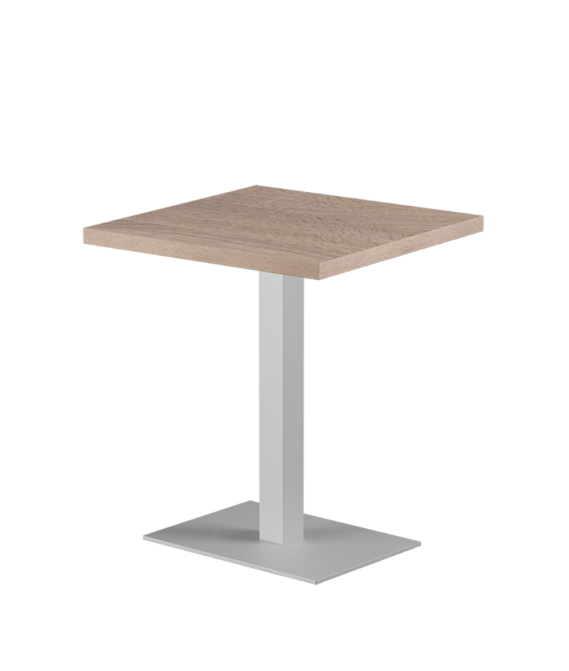 Stolik Alfa 40x55 biały blat laminowany
