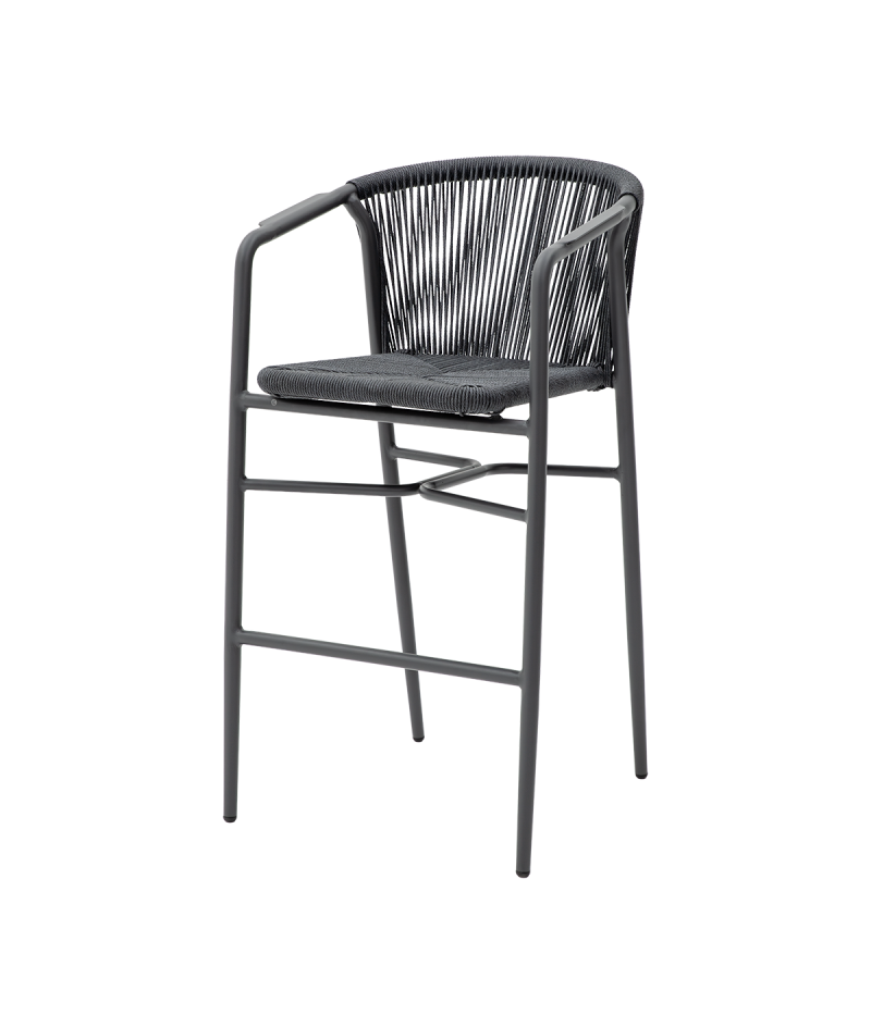 Krzesło Luigi Bar antracytowe