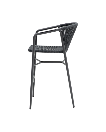 Krzesło Luigi Bar antracytowe