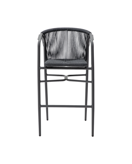 Krzesło Luigi Bar antracytowe