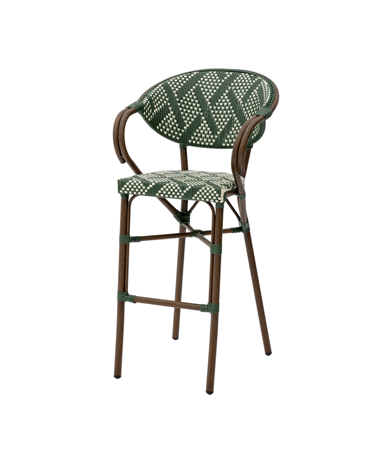 Krzesło Camillo Bar zielone