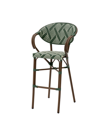 Krzesło Camillo Bar zielone