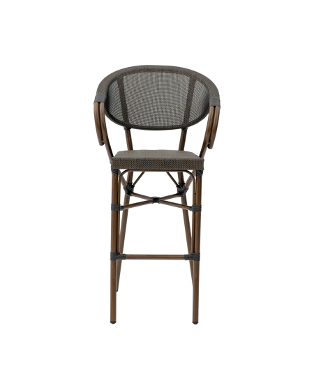 Krzesło Camillo Bar ciemny antracyt