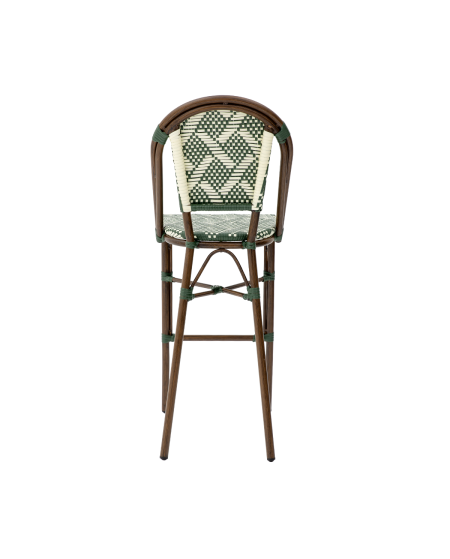 Krzesło Matteo Bar zielono-białe