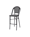 Krzesło Matteo Bar czarno-grafitowe
