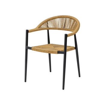 Krzesło Emilio ciemny naturalny