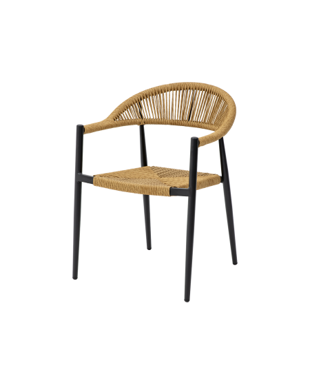 Krzesło Emilio ciemny naturalny