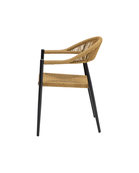 Krzesło Emilio ciemny naturalny